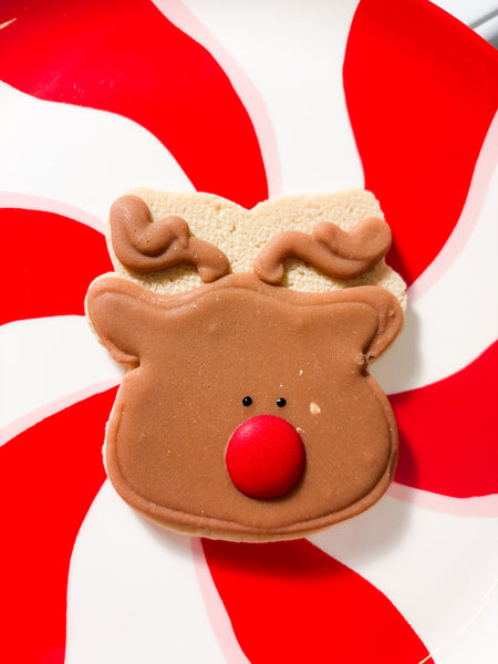 Rudolph Frosted Sugar Cookie